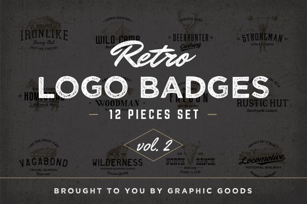 Retro Logo Badges vol II 01