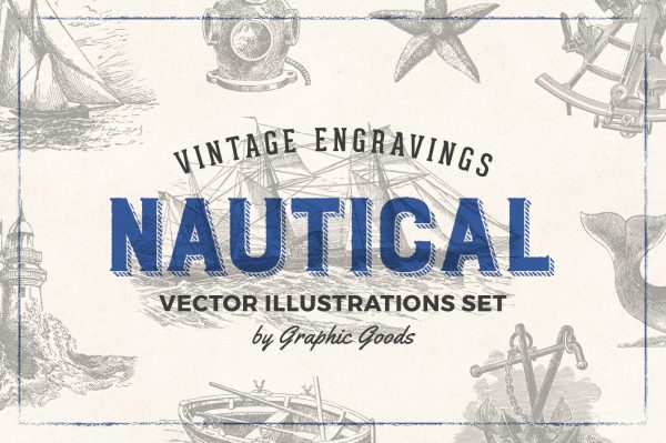 Vintage Nautical Illustrations 01