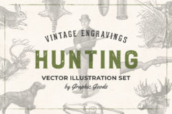 Hunting – Vintage Engraving Illustrations