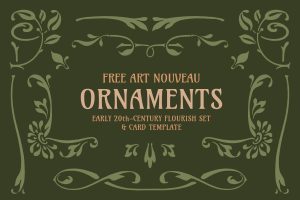Free Art Nouveau Ornaments-01