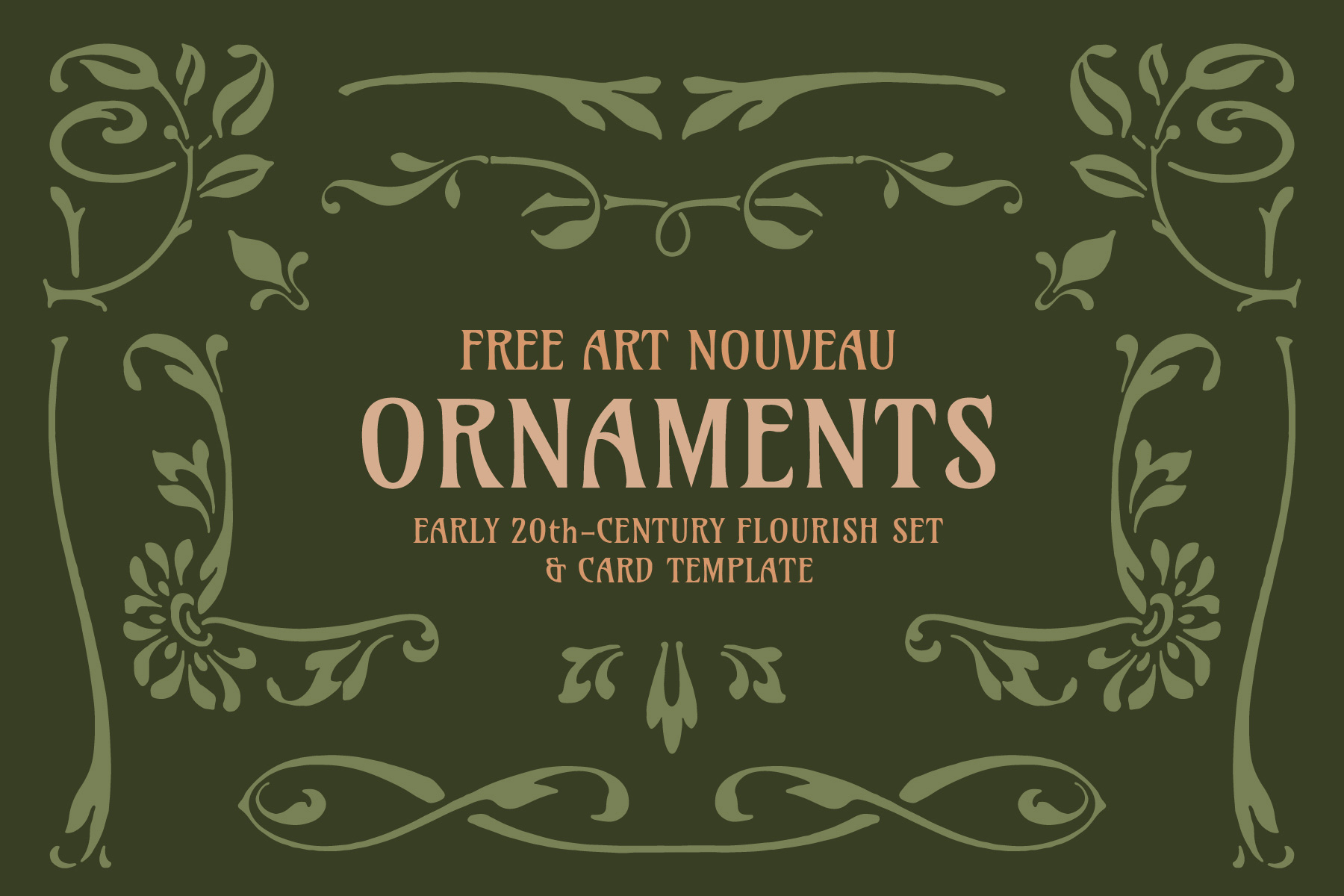 Free Art Nouveau Ornaments-01