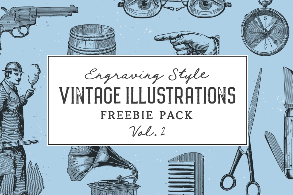 Free Vintage Illustrations Vol 2 Graphic Goods