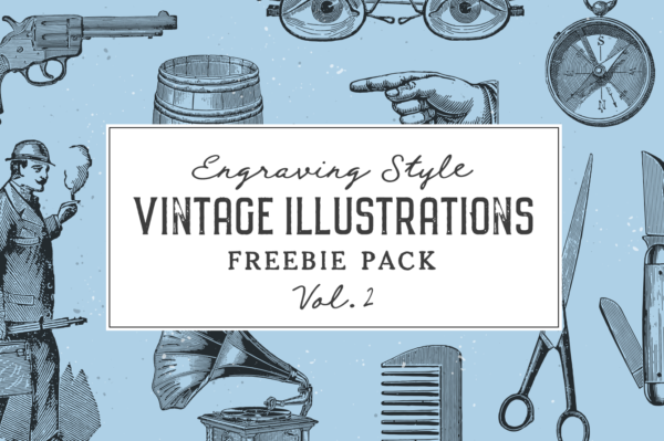 Free Vintage Illustrations by Graphic Goods Vol 2 – preview01