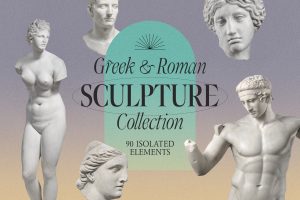 Greek and Roman Sculpture Collection by Graphic Goods 01