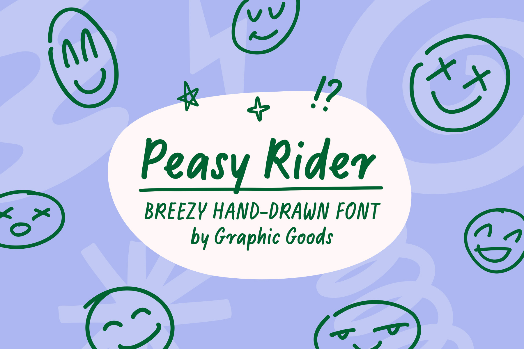 Peasy Rider Font preview 01_
